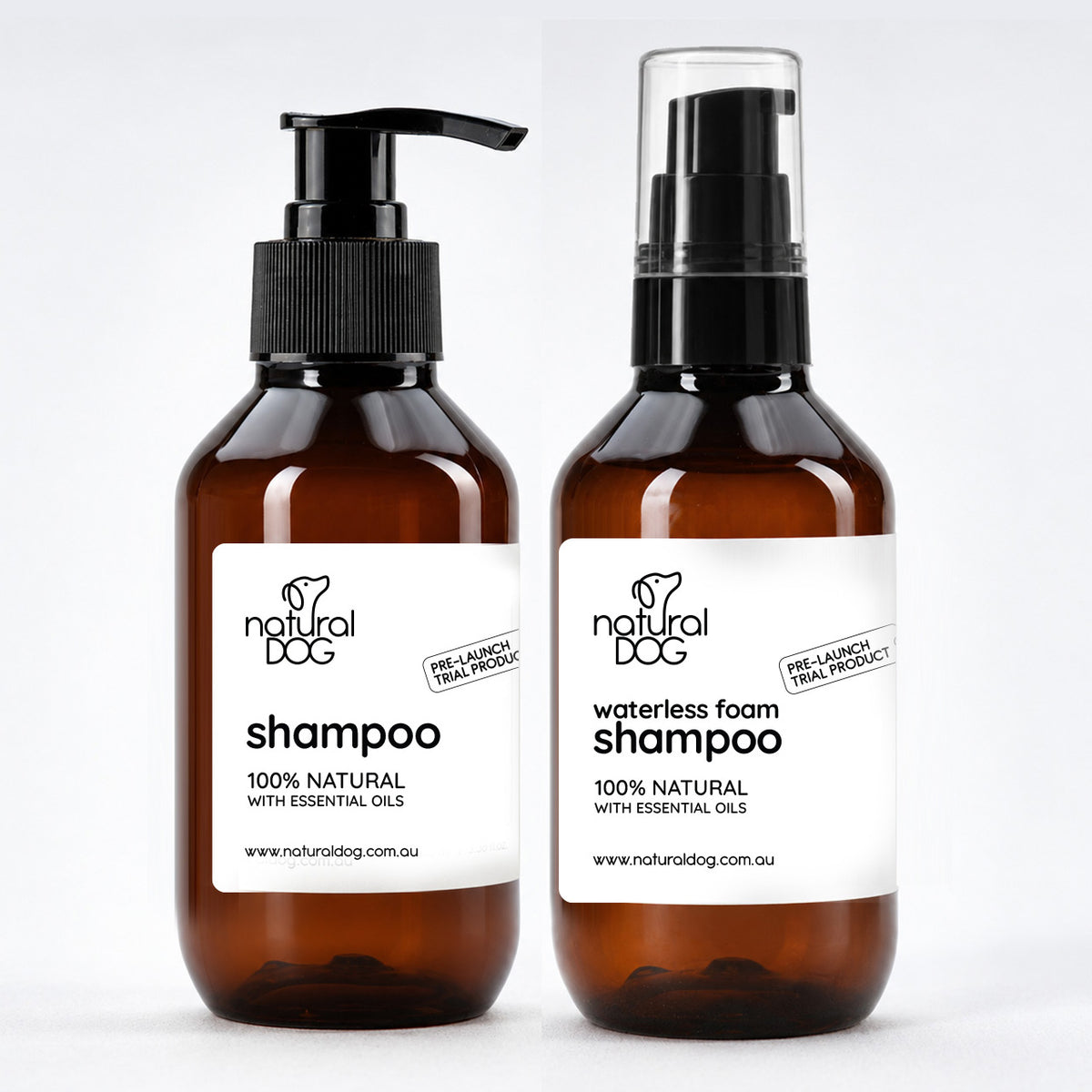 Shampoo + Rinse-Free Waterless Foam Shampoo Bundle